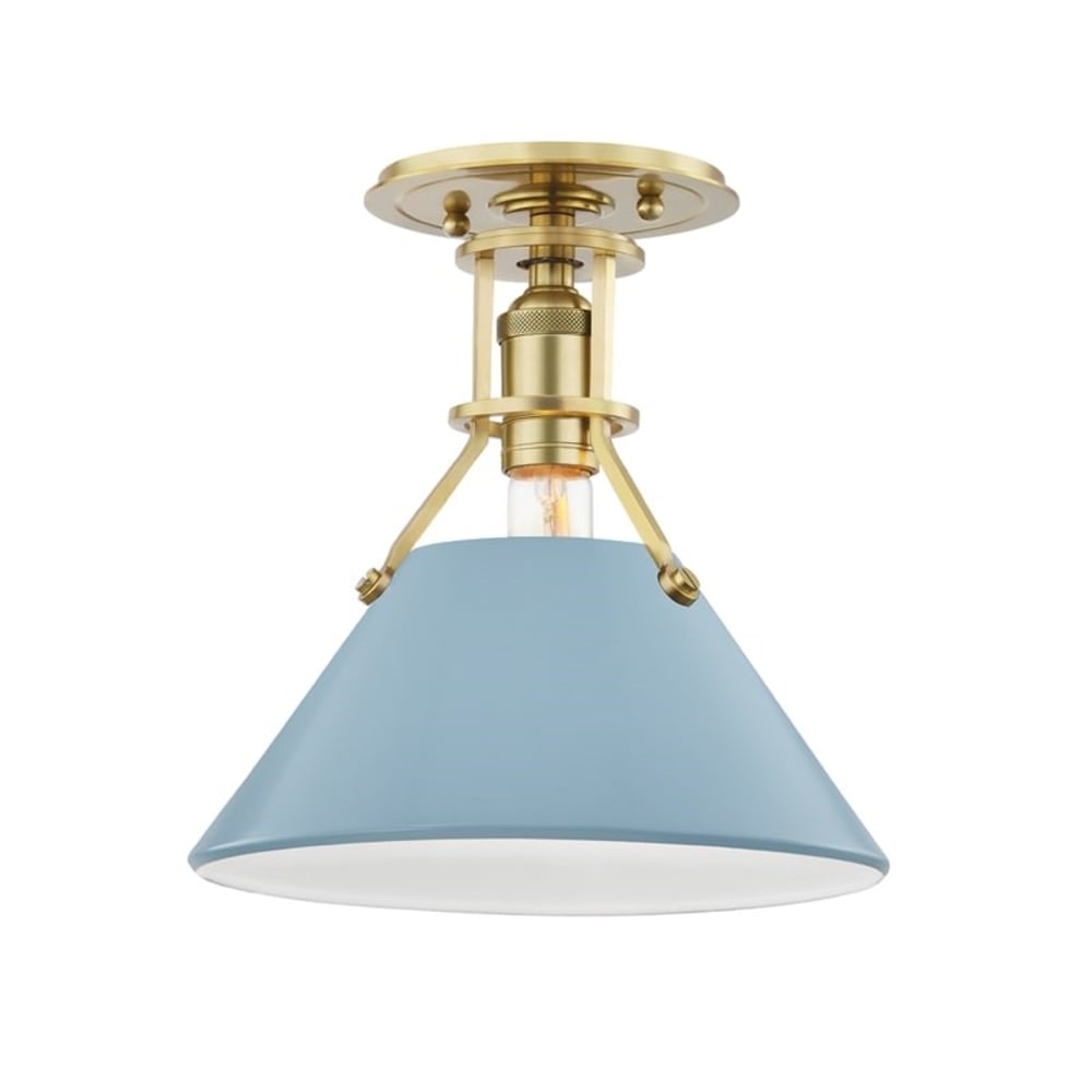 Hudson Valley Painted No.2 Semi Flush Ceiling Light | Lightopia