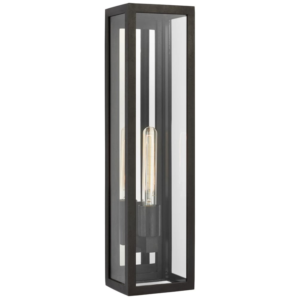 Visual Comfort Signature Fresno Large Tall 3/4 Wall Sconce | Lightopia