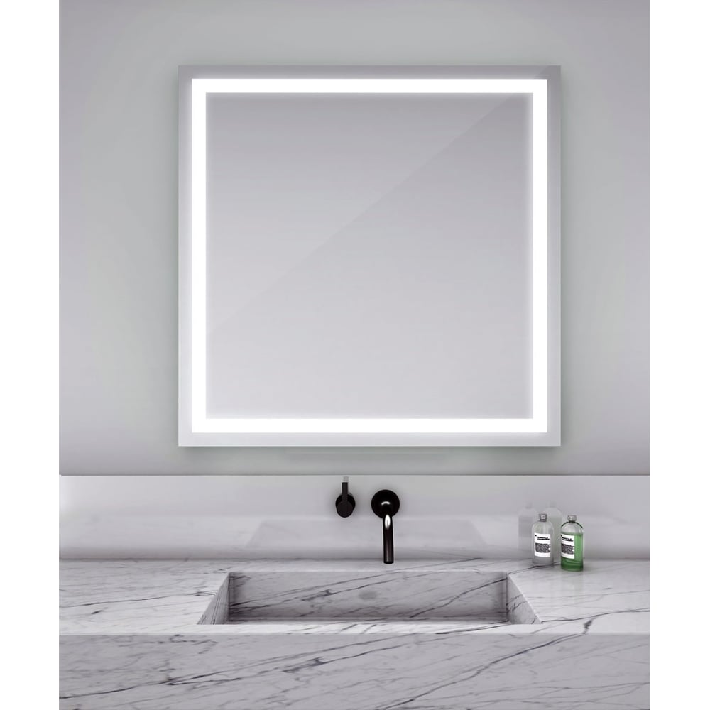 Electric Mirror Integrity Square Lighted Mirror Lightopia 4221