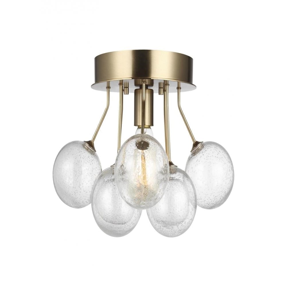 Visual Comfort Studio Bronzeville Semi Flush Ceiling Light | Lightopia