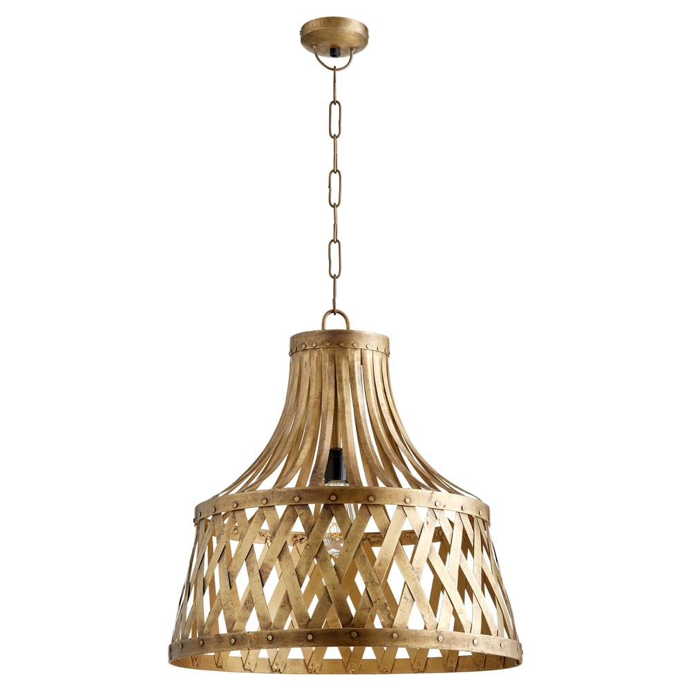 Quorum Artisan Basket Pendant Lightopia