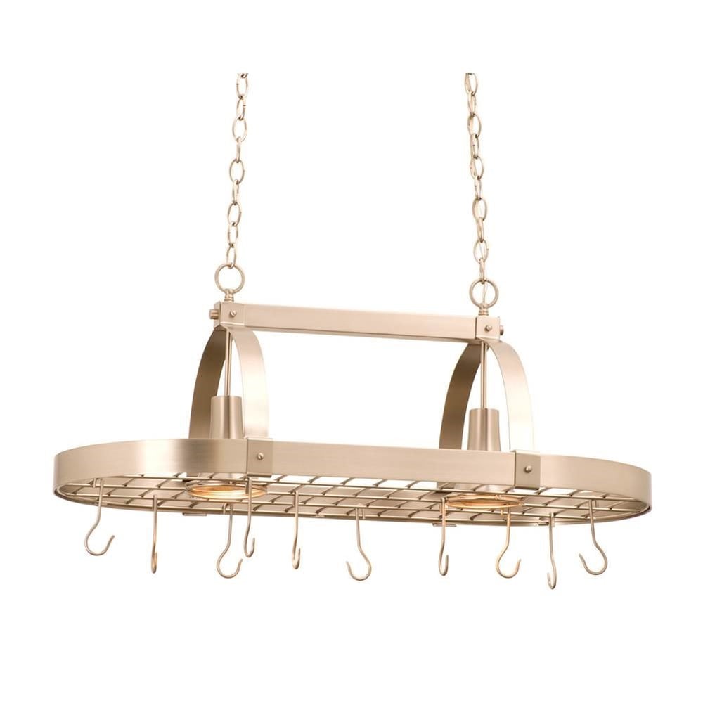 Kalco Contemporary Lighted Pot Rack | Lightopia