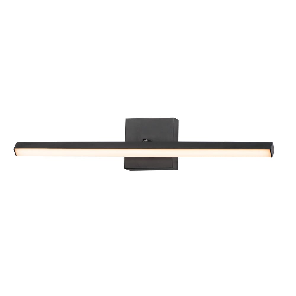 ET2 Hover Wall Sconce in a sleek Black finish, featuring a modern design with a Steel frame and minimalist aesthetic.
