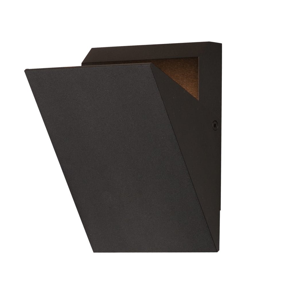 ET2 Alumilux Tilt 120V Outdoor Wall Sconce in Black, made of durable aluminum, perfect for modern outdoor lighting.