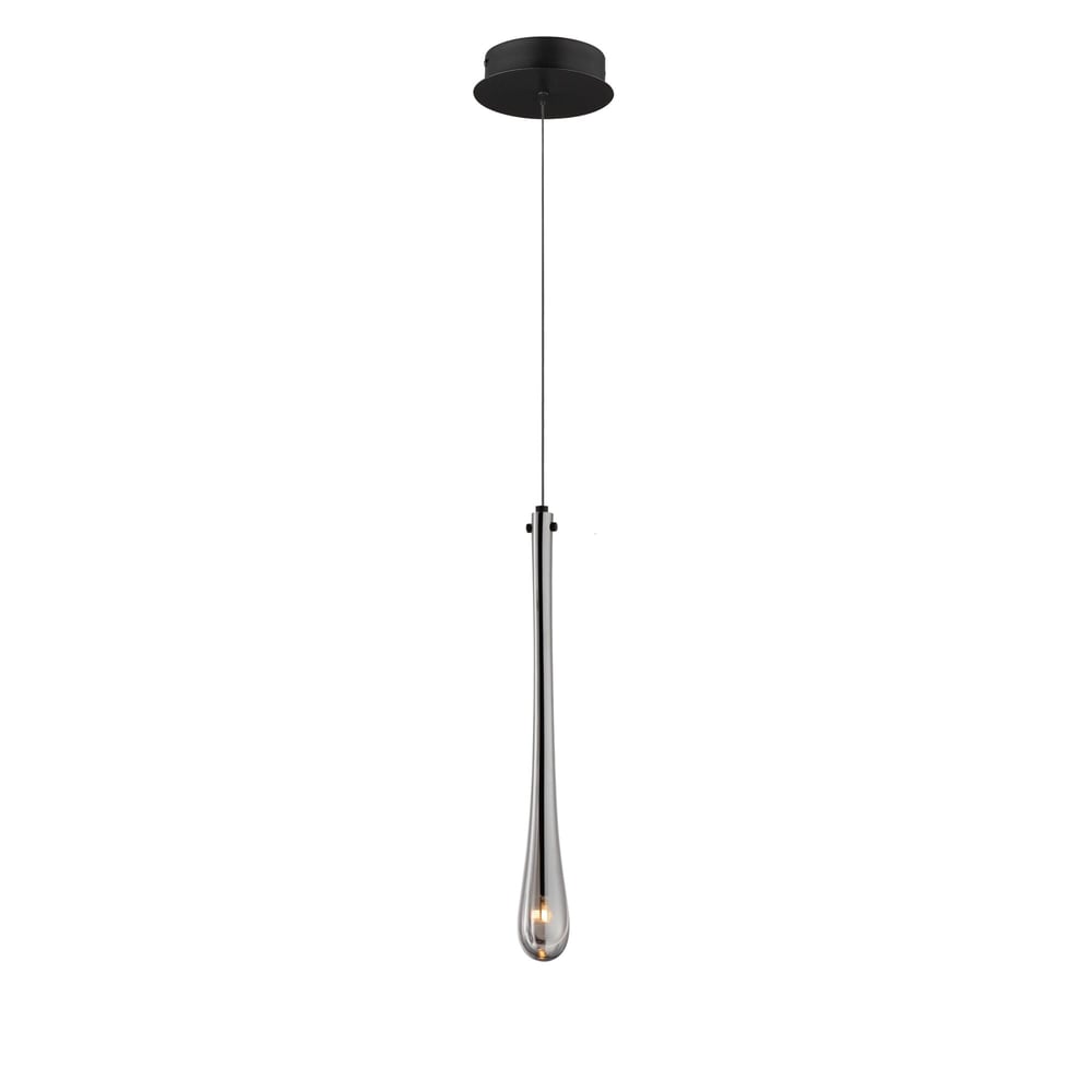 ET2 Stillo Pendant Light in Black finish, featuring a sleek, modern design with a steel frame and minimalist aesthetic, perfect for contemporary spaces.