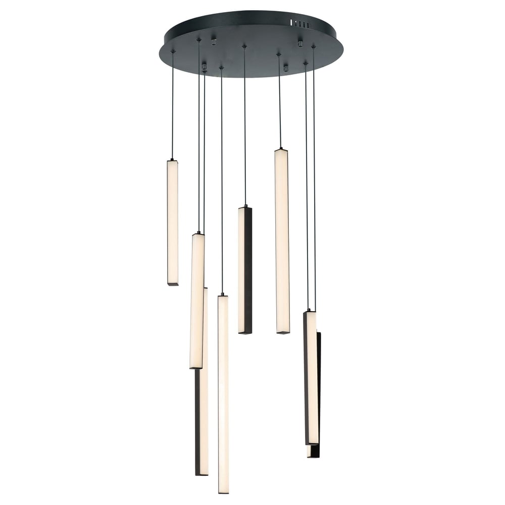 ET2 Hover 9-Light Pendant with a modern design, featuring a sleek finish and multiple adjustable lights for versatile illumination.
