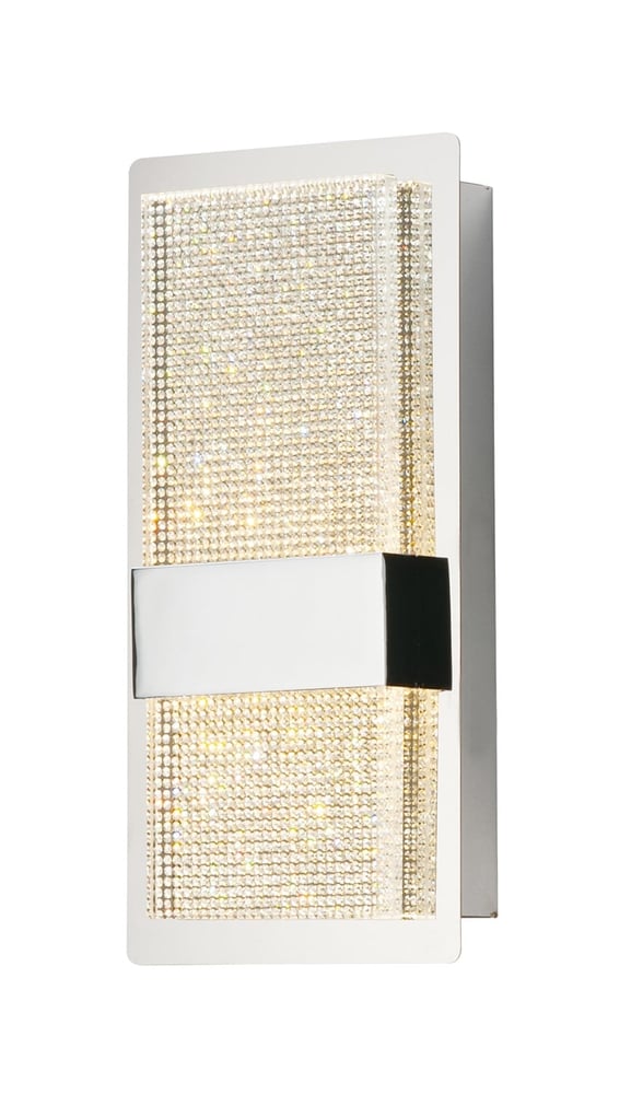 ET2 Sparkler 2-Light LED Wall Sconce with a sleek finish, featuring a modern design with sparkling LED lights arranged in a stylish pattern.
