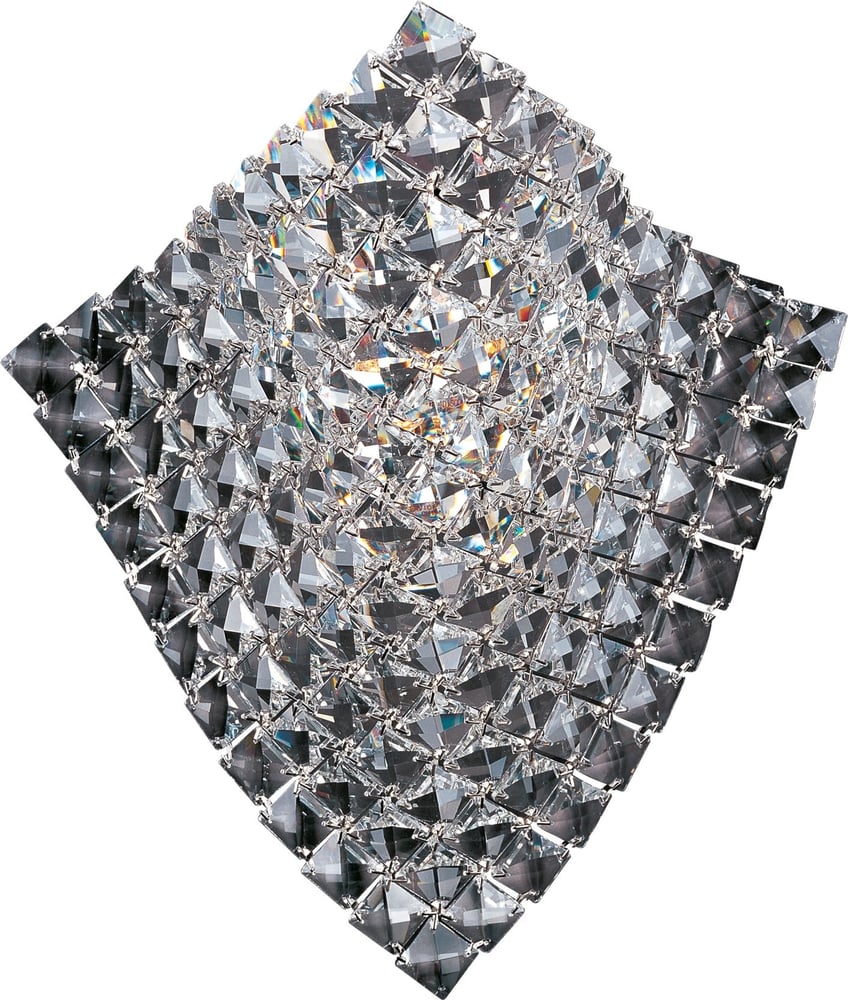 ET2 Wave 1-Light Wall Sconce with a sleek, modern design, featuring a curved metallic finish and a single bulb for ambient lighting.