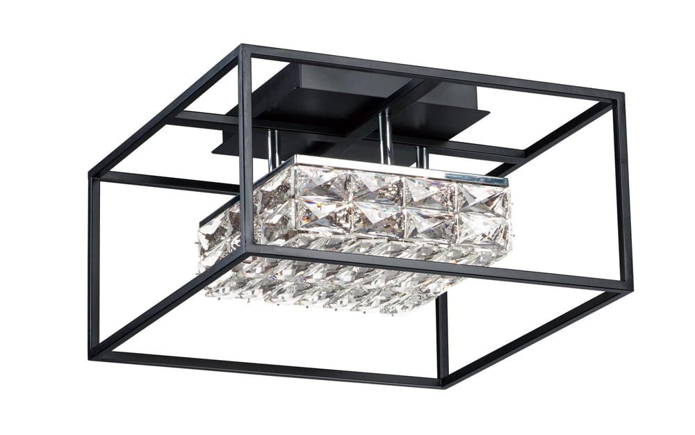 ET2 Zephyr LED Flush Mount with a sleek, modern design featuring a brushed nickel finish and integrated LED lighting for a stylish, energy-efficient look.