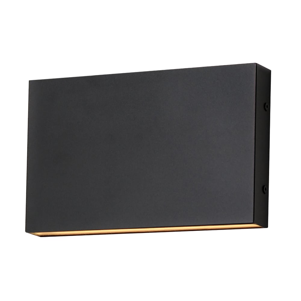 ET2 Brik Wall Sconce in Black Aluminum, modern lighting fixture for stylish home decor.