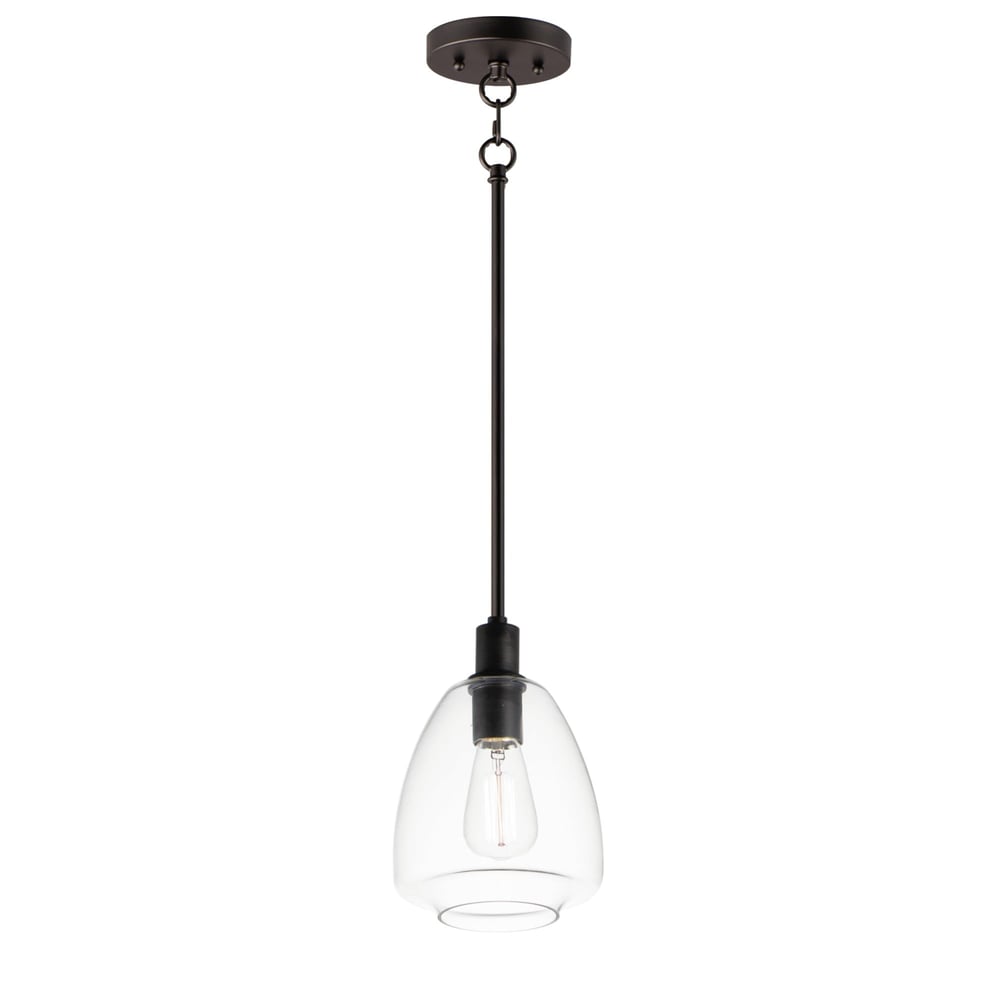 Maxim Lighting Babylon Pendant in Black Steel, modern design for stylish home illumination.