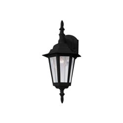 Maxim Lighting Builder Cast 17" Outdoor Wall Light in Black Aluminum, perfect for enhancing outdoor spaces with style.