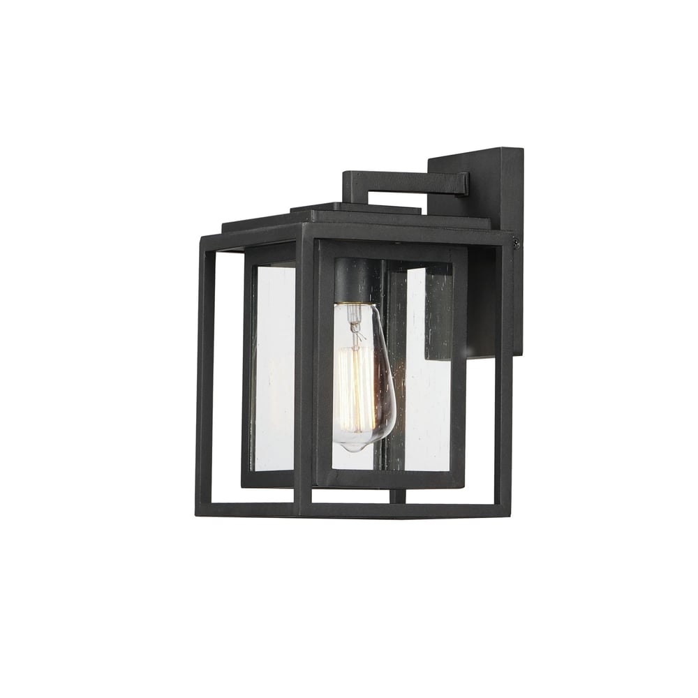 Maxim Lighting Cabana Outdoor Wall Light in Black Aluminum, perfect for enhancing outdoor spaces with stylish illumination.
