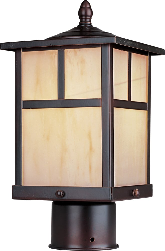 Maxim Lighting Coldwater Outdoor Post Light in Burnished Aluminum, perfect for enhancing outdoor spaces with style.