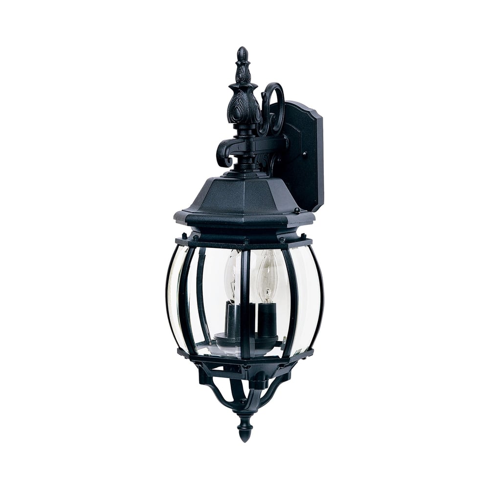 Maxim Lighting Crown Hill 1030/1034 Outdoor Wall Light in Black Aluminum, perfect for enhancing outdoor spaces.