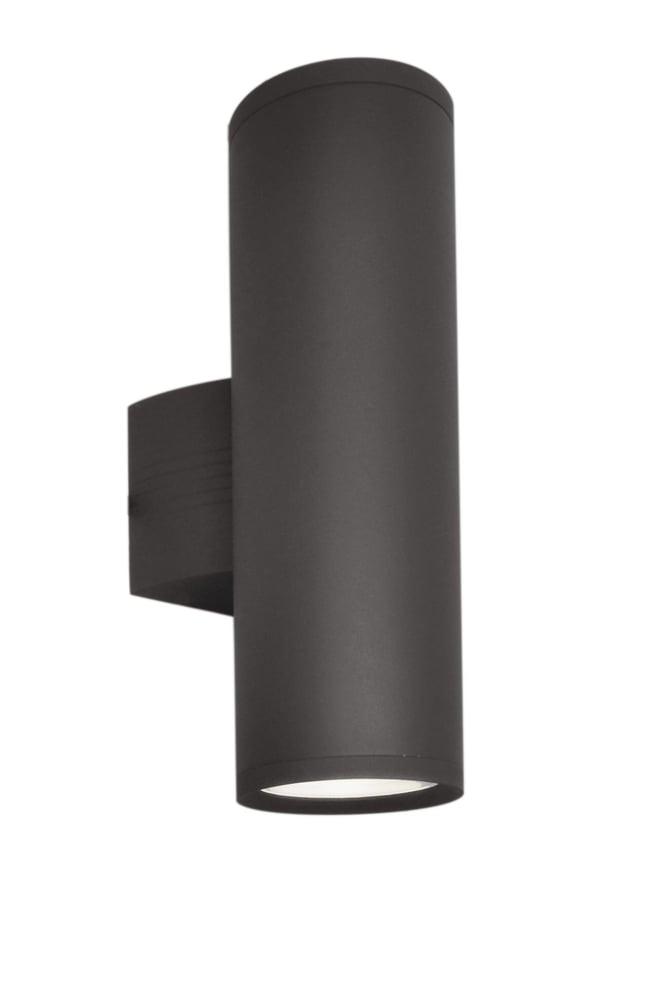 Maxim Lighting Lightray Outdoor Wall Light in Architectural Bronze finish, featuring a sleek, cylindrical aluminum design for modern exterior illumination.