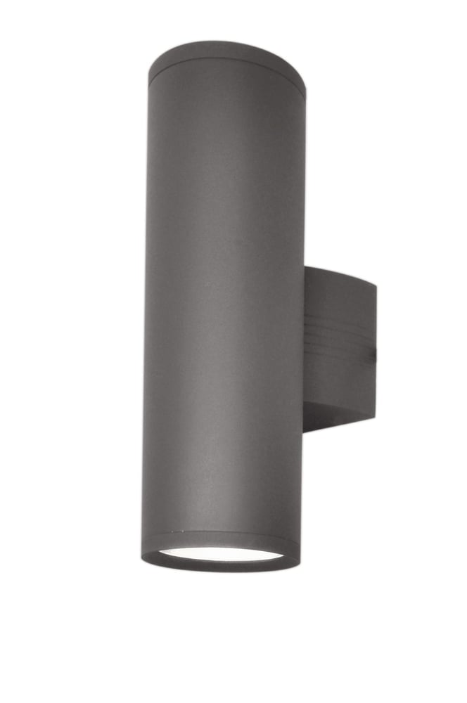 Maxim Lighting Lightray LED Outdoor Wall Light in Architectural Bronze finish, featuring a sleek, cylindrical aluminum design for modern exterior illumination.
