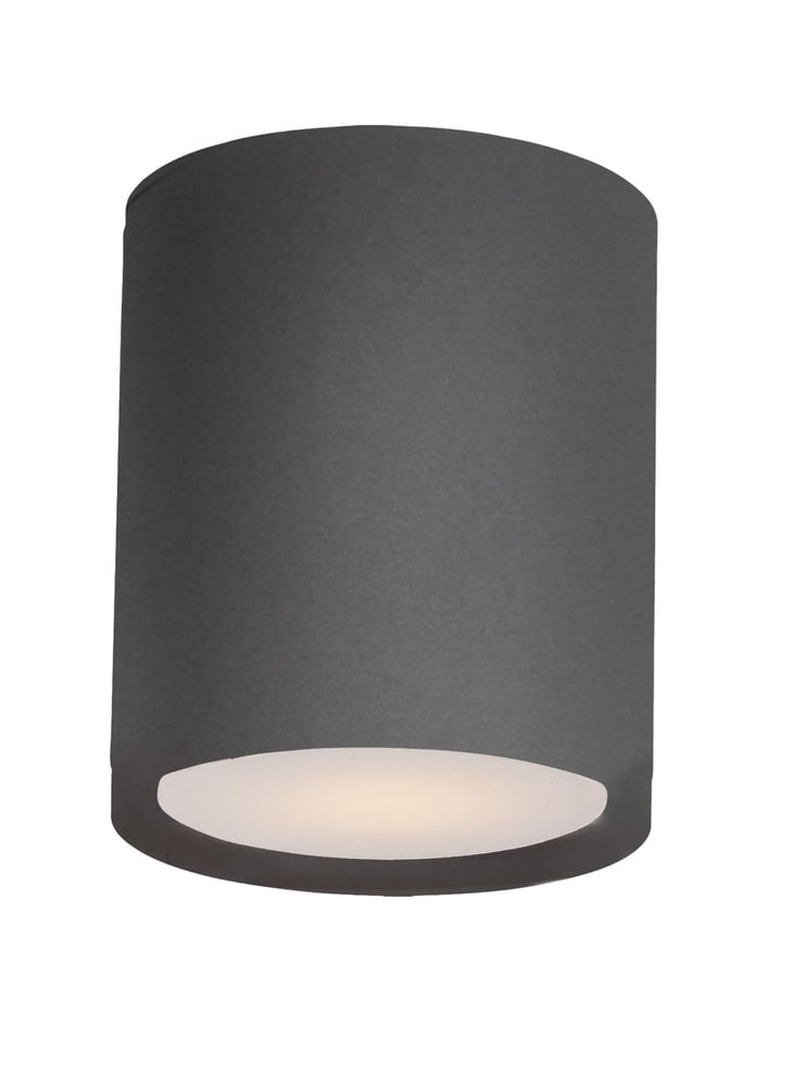 Maxim Lighting Lightray LED 1-Light Flush Mount in Architectural Bronze finish, featuring a sleek Aluminum design for modern outdoor illumination.