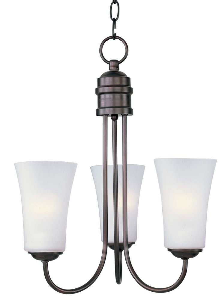 Logan Chandelier by Maxim Lighting, featuring an elegant design with Oil Rubbed Bronze finish, crafted from Steel and Glass.