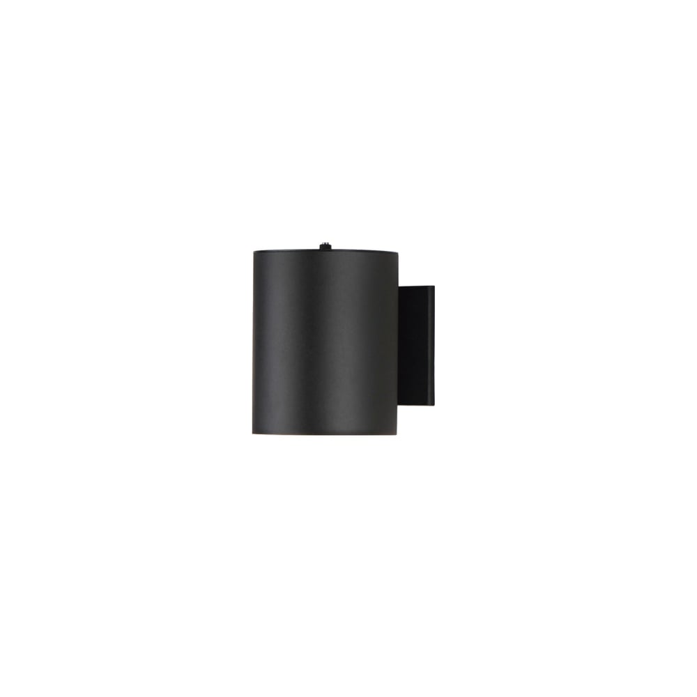 Maxim Lighting Outpost II Outdoor Wall Sconce with Photocell in Black finish, featuring a sleek Aluminum design ideal for modern exterior illumination.