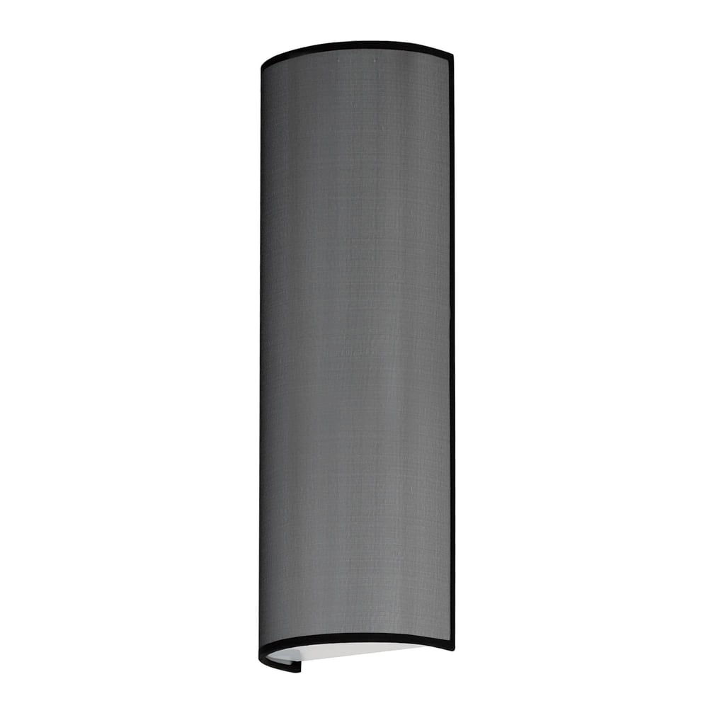 Maxim Lighting Prime Tall 120-277 Wall Sconce with a sleek Steel frame, Black Organza finish, and Acrylic diffuser, mounted on a wall.
