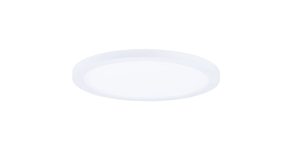 Maxim Lighting Wafer RD LED Surface Mount 4000K in White finish, showcasing a sleek, round design with energy-efficient illumination.