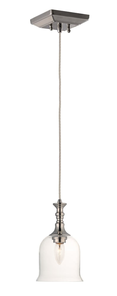 Maxim Lighting Centennial Pendant with a sleek metal finish, featuring a modern design and elegant curves, hanging from a ceiling.