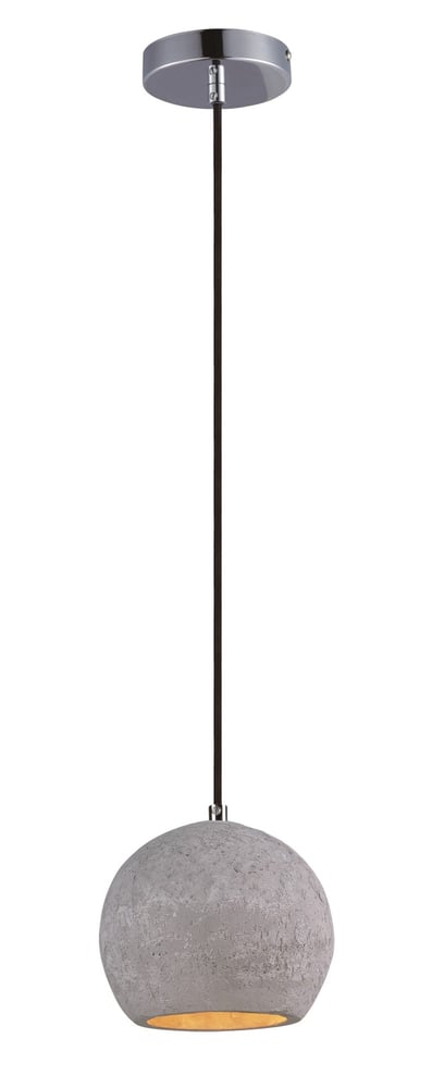 Maxim Lighting Crete Round LED Pendant with a sleek finish, featuring a modern circular design and energy-efficient LED illumination.