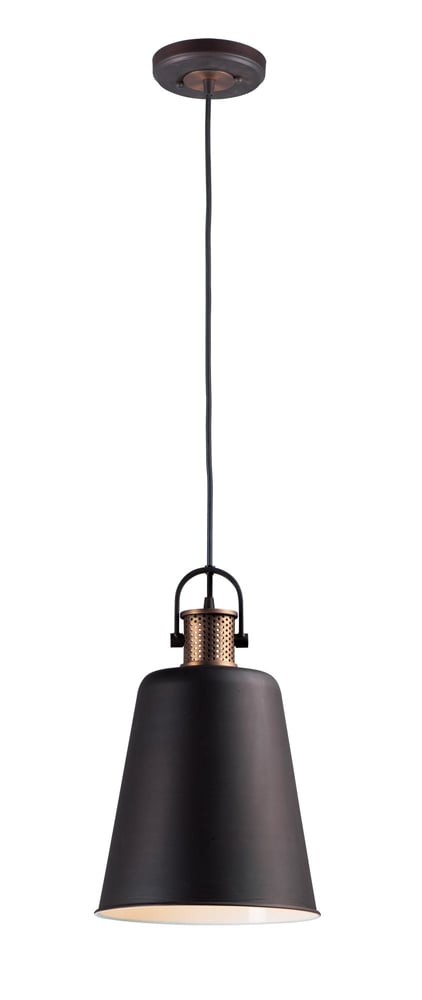 Maxim Lighting Sedona Pendant with a bronze finish, featuring a clear glass shade and an elegant, modern design.