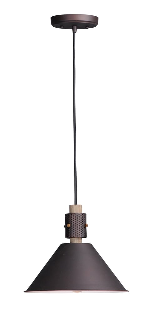 Maxim Lighting Tucson Pendant with a sleek bronze finish, featuring a modern design and elegant glass shade, hanging in a stylish interior setting.