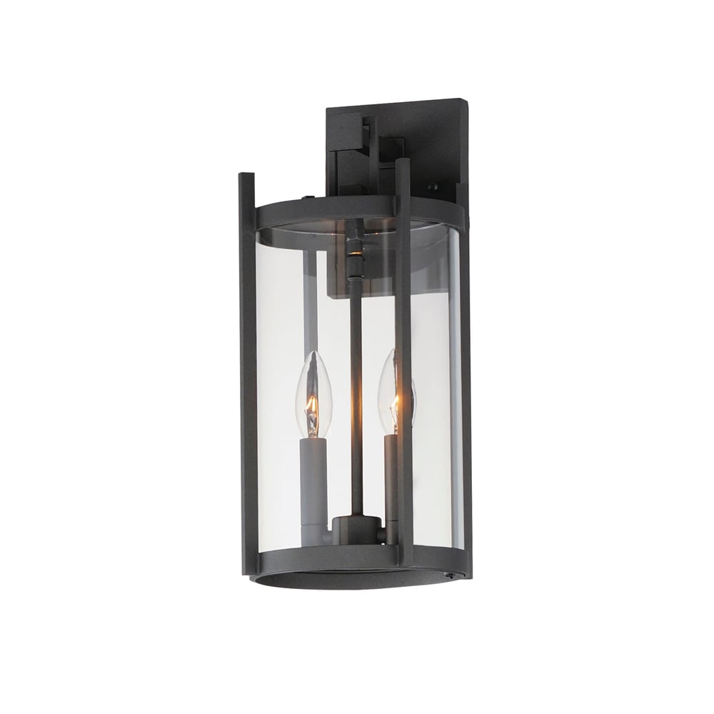 Maxim Lighting Belfry 2-Light Wall Sconce with sleek metal finish, featuring two elegant lights and a modern design for stylish illumination.