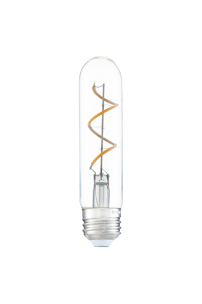 Maxim Lighting 5" E26 T10 Bulb with a clear glass finish, showcasing its sleek, modern design suitable for various lighting fixtures.