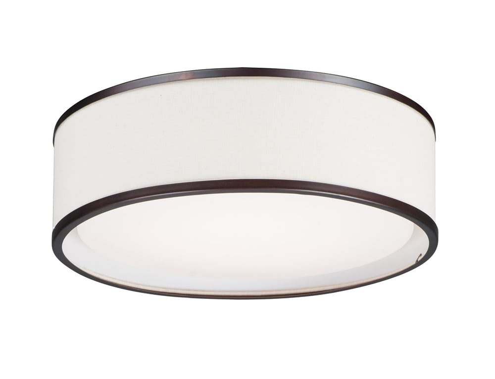 Maxim Lighting Prime Flush Mount Ceiling Light in Satin Nickel finish, 20-inch size, suitable for 120-277V, offering a sleek and modern design.