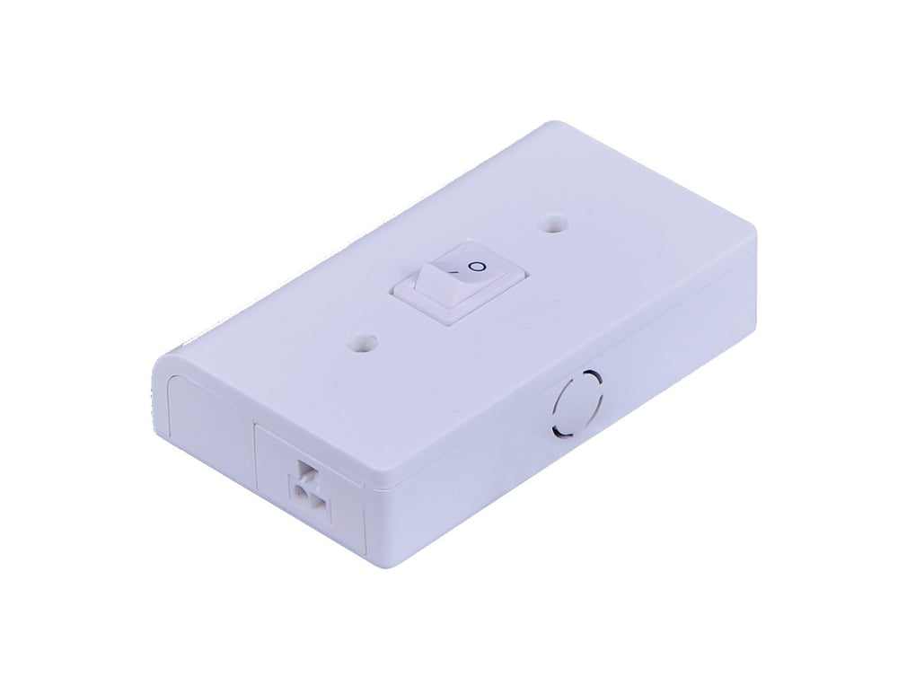 Maxim Lighting CounterMax Hardwire Junction Box in White, durable material for seamless electrical connections.