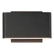 ET2 Alumilux Spartan Outdoor Wall Sconce in Black, made of durable aluminum, perfect for enhancing outdoor spaces.