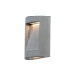 ET2 Boardwalk Outdoor Wall Sconce in Greystone finish, made of durable aluminum, perfect for enhancing outdoor spaces.