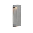 ET2 Boardwalk Outdoor Wall Sconce in Greystone finish, crafted from durable aluminum for stylish outdoor lighting.