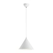 ET2 Abyss Pendant in Matte White Aluminum, showcasing a modern design perfect for contemporary interiors.