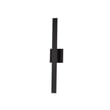 ET2 Alumilux Line Linear 120V Outdoor Wall Sconce in Black, made of durable Aluminium for stylish outdoor lighting.