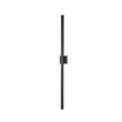 ET2 Alumilux Line Linear 120V Outdoor Wall Sconce in Black, made of durable Aluminium for stylish outdoor lighting.