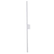 ET2 Alumilux Line Linear 120V Outdoor Wall Sconce in White, made of durable aluminum for stylish outdoor lighting.