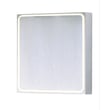 ET2 Alumilux Outline Outdoor Wall Sconce in Satin Aluminum, durable aluminum design for stylish outdoor lighting.