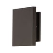 ET2 Alumilux Tau 120V Outdoor Wall Sconce in Black, made of durable aluminum for stylish outdoor lighting.