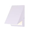 ET2 Alumilux Tilt 120V Outdoor Wall Sconce in White Aluminum, modern design for stylish outdoor lighting.