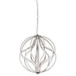 ET2 Aura Pendant in Polished Chrome, sleek aluminum design, perfect for modern lighting solutions.
