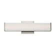 ET2 Baritone Bathroom Vanity Light in Polished Chrome, featuring sleek Aluminium and Glass design for modern bathrooms.