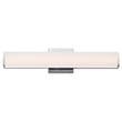 ET2 Baritone Bathroom Vanity Light in Polished Chrome, featuring sleek Aluminium and Glass design for modern bathrooms.