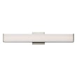 ET2 Baritone Bathroom Vanity Light in Polished Chrome, featuring sleek Aluminium and Glass design for modern bathrooms.