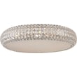 ET2 Bijou Flush Mount in Polished Chrome, featuring a sleek steel design for modern lighting elegance.