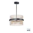 ET2 Chimes Pendant in Satin Nickel and Satin Brass, featuring a modern design crafted from durable steel.